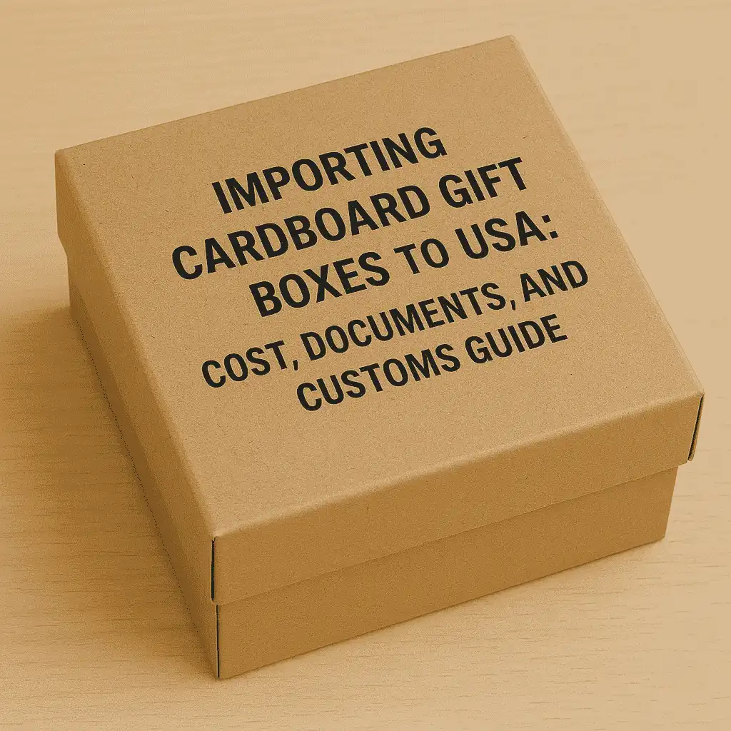 Importing Cardboard Gift Boxes to the USA: Cost, Documents, and Customs Guide